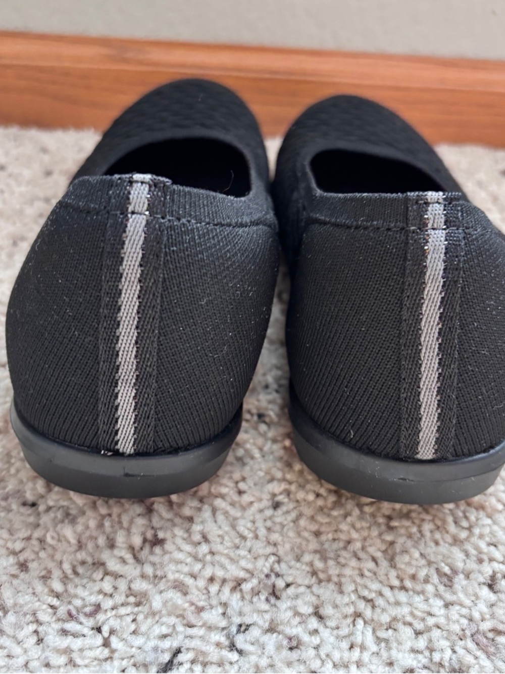 NWOT Bzees for LifeStride Khloe Black Knit Slip-On Ballet Flats women’s 9,5M - Picture 3 of 8